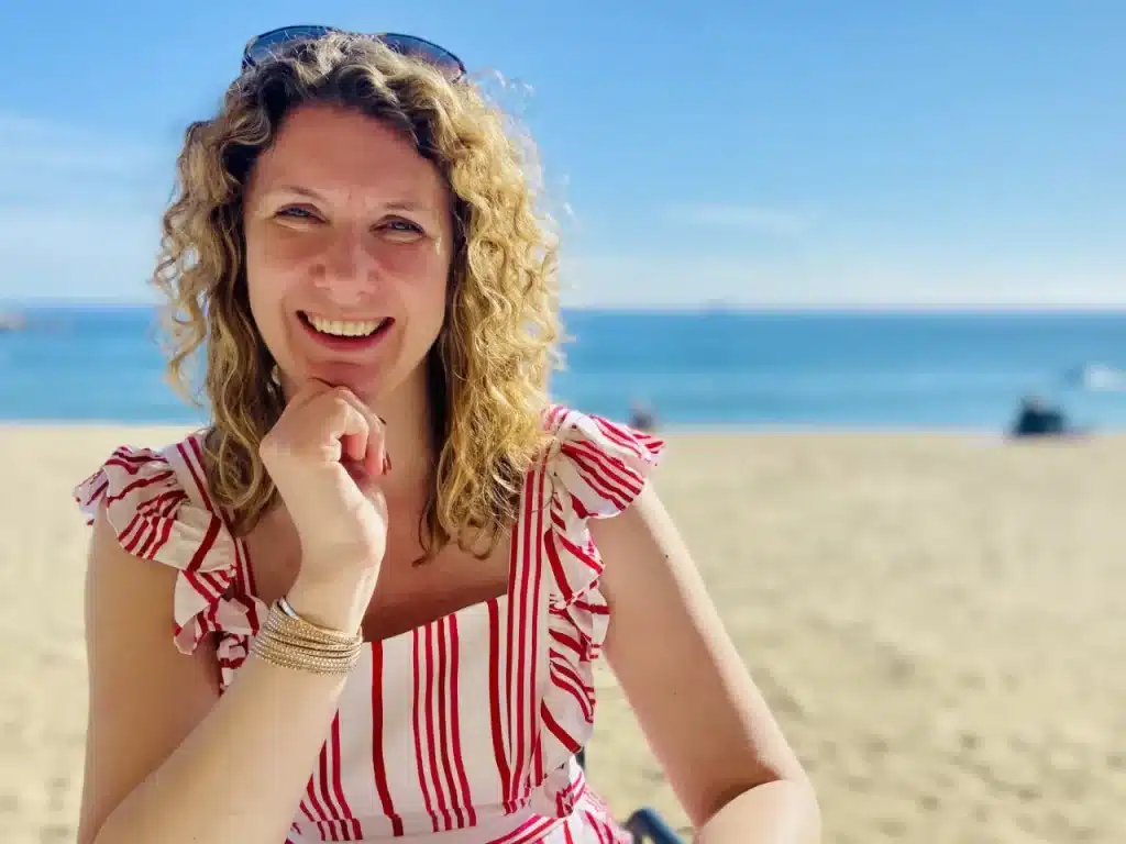 Woman on beach