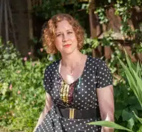 Woman smiling looking at camera