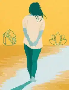 Picture of woman walking